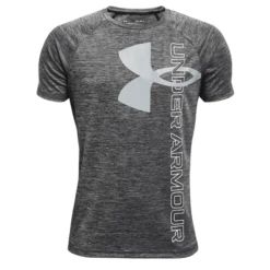 Under Armour Tech Split Logo Hybrid Short Sleeve - Boys'