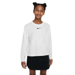 Nike Sportswear Essential Long-Sleeve T-Shirt - Girls'