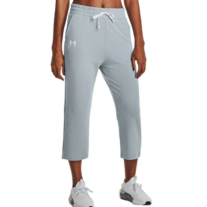 Under Armour Rival Terry Flare Crop Pant - Women's - Image 5