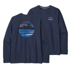 Patagonia Long-sleeved Skyline Stencil Responsibili-tee Shirt - Men's