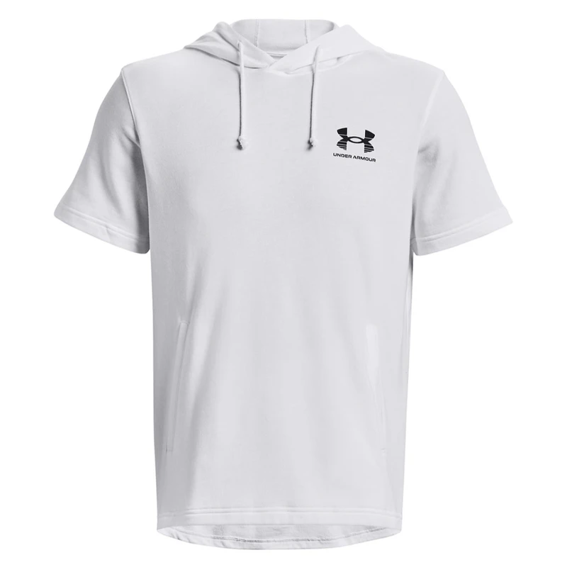 Under Armour Rival French Terry Short-Sleeve Hoodie - Men's - Image 4