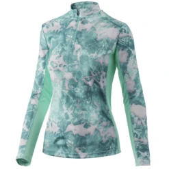 Huk Icon X Mossy Oak Fracture Quarter-Zip Top - Women's